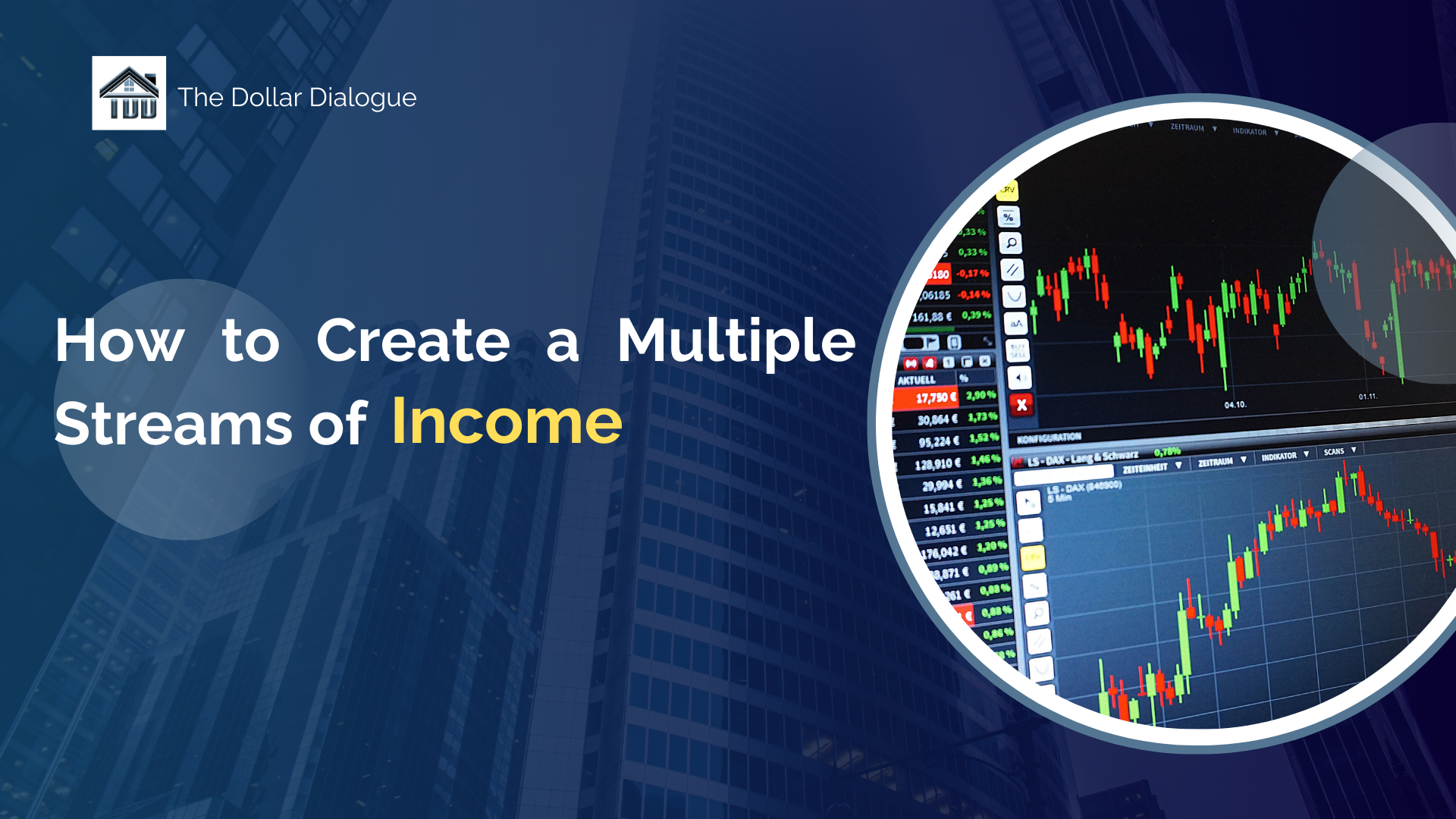 How to Create Multiple Streams of Income